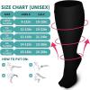 PRIOKNIKO Large Compression Socks 2XL-7XL for Men and Women view 3