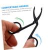 Stainless Steel Flat-Tip Eyebrow Tweezers view 3