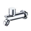 YCVAWEOD Wall-Mounted Cold-Water Sink Faucet, Single Handle, 360° Rotating Aerated Spout, G1/2, Chrome view 1
