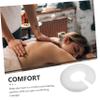 OUNONA U-Shaped Cotton Spa Face Cushion for Face-Down Positioning view 3
