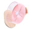 Silent Hamster Wheel with Stand, 20 cm, Pink, 1 Set view 1