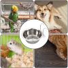 Stainless Steel Leakproof Food Bowl for Dog Crates and Cats view 3