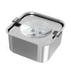 Slow Water Bowl - 3L Stainless Steel Pet Water Dispenser view 1