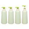 YANCAER 4-Pack 500 mL Refillable Lotion Pump Bottles, Green Plastic Dispensers view 1