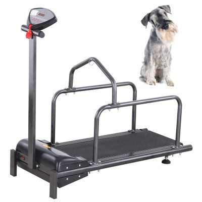 Dog Treadmill with LCD Display, Black