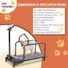 Dog Treadmill with LCD Display, Black view 4
