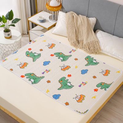 Hearda Washable Absorbent Incontinence Bed Pad, Quilted, Waterproof, Beige, 100 x 150 cm