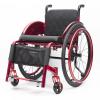 Foldable Lightweight Sports Wheelchair for Adults, Ultra-Light Aluminum Transport Wheelchair with Handbrake, Self-Propelled Manual Wheelchair with Anti-Tip Wheels (45 cm/17.7 in) view 1