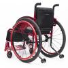Foldable Lightweight Sports Wheelchair for Adults, Ultra-Light Aluminum Transport Wheelchair with Handbrake, Self-Propelled Manual Wheelchair with Anti-Tip Wheels (45 cm/17.7 in) view 3
