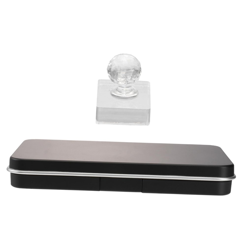Anneome Magnetic Makeup Palette, DIY Empty Cosmetic Storage Box, Black, Compact Travel Case