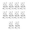 GKYQVE Durable Fish Tank Lid Holder Stand, 10 Percent Aquarium Cover Support Bracket view 1
