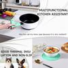 2-Pack Round Silicone Pet Bowl Mat, 24cm view 4
