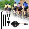 2.5 m Retractable Bike Tow Rope with Trailer Coupling view 3