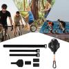 2.5 m Retractable Bike Tow Rope with Trailer Coupling view 4