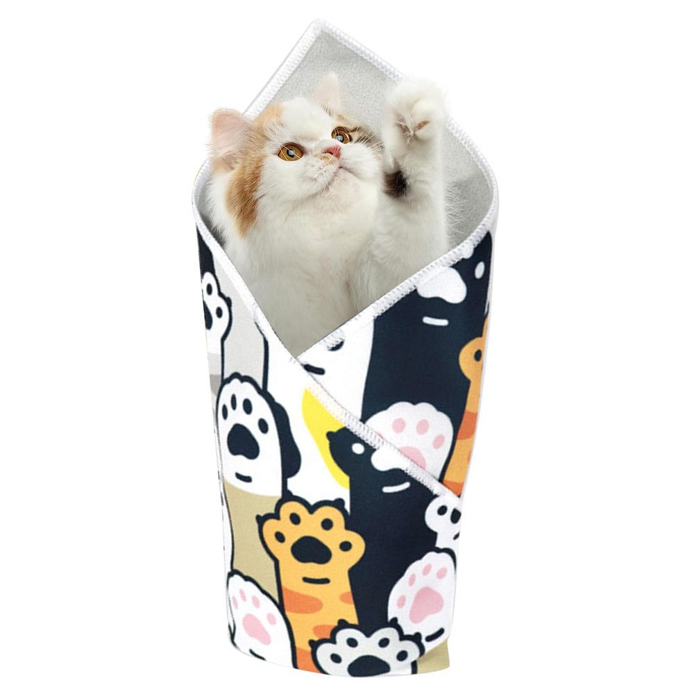 Cat Nail-Trimming Wrap, Anti-Escape Grooming Mat