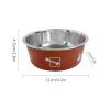 Dog Bowl, 4.3 Inch, Non-Slip, Stainless Steel with Anti-Pill Design view 2