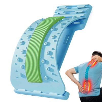 3-Level Adjustable Back Stretcher and Lumbar Massage Board