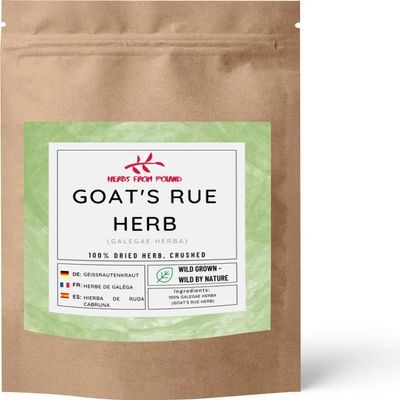Herbs From Poland Dried Goat's Rue Herb, Whole and Natural, No Artificial Additives, Ideal for Infusions and Seasoning (500 g, Goat's Rue Herb)