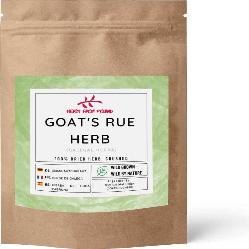 Herbs From Poland Dried Goat's Rue Herb, Whole and Natural, No Artificial Additives, Ideal for Infusions and Seasoning (500 g, Goat's Rue Herb)
