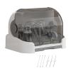 Baby Bottle Storage Organizer with Dust-Protected Drying Rack view 1