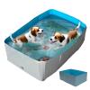 Foldable PVC Square Pet Pool for Dogs view 1