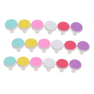 18 Replacement Pads for Electric Baby Nail Trimmer, Filing Heads