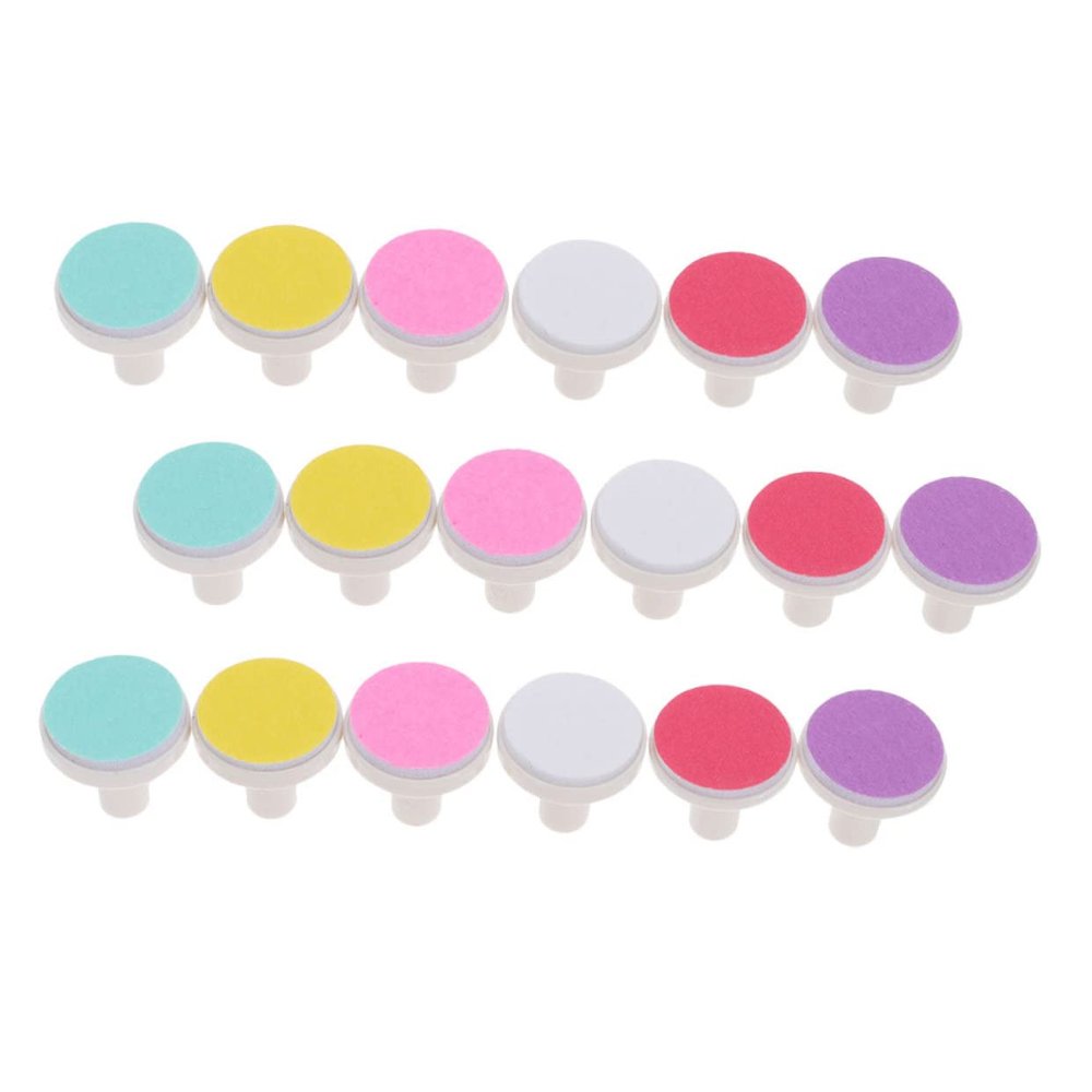 18 Replacement Pads for Electric Baby Nail Trimmer, Filing Heads