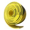 Corner Guards for Wall Edges, 5 m Yellow-Black Safety Bumpers, Corrugated Self-Adhesive NBR Rubber Protector for Garage Columns and Warehouse Walls (2 pcs, 8 cm) view 1