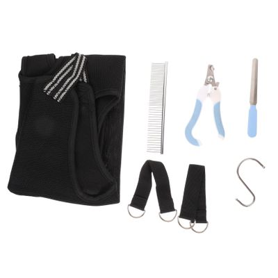 HAPINARY Pet Nail Clippers with Adjustable Hammock Harness for Small Dogs and Cats, Random Color