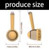 Beimus Pet Bath Brush for Dogs and Cats with Shampoo Dispenser view 4