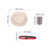 Sourdough Starter Jar Accessory Set with Fabric Cover view 2