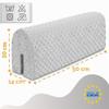 Cover for 50 cm Bed Edge Guard for Children's Beds, Light Beige, OEKO-TEX Certified view 2