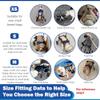 Generic Dog Wheelchair for Hind Legs, Adjustable 2-Wheel Pet Wheelchair, Gray, Size S view 4