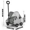 Foldable Pet Stroller for Small Dogs and Cats view 2