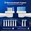 Rotating Electric Toothbrush for Adults and Children with 8 Brush Heads, 3 Intensities, 5 Modes, Wall-Mounted Charging Station (Blue) view 3