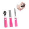 Callus Remover Set, 1 Set, Stainless Steel, Pink view 3