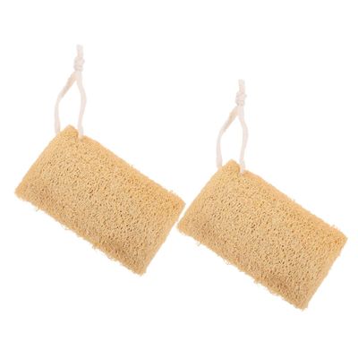 PENIKOKO 2 Natural Loofah Sponges for Kitchen and Household Cleaning