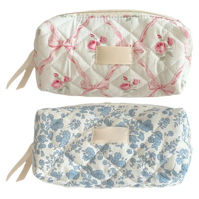 Cute Flower Pencil Case, Pink, Multipurpose Makeup Organizer
