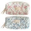Cute Flower Pencil Case, Pink, Multipurpose Makeup Organizer view 1