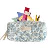Cute Flower Pencil Case, Pink, Multipurpose Makeup Organizer view 2