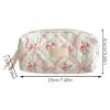 Cute Flower Pencil Case, Pink, Multipurpose Makeup Organizer view 3