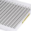 MuxAnzu Premade Eyelash Extension Fans, Short Stem, 3D/4D/5D/6D, Ultra-Dark Black, 16 Rows (6D, 0.10, D Curl, 12 mm) view 2