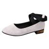 Women's Dirndl Shoes - Comfortable Oktoberfest Traditional High-Heel Pumps, Heeled Shoes, 003d White, EU 41 view 1