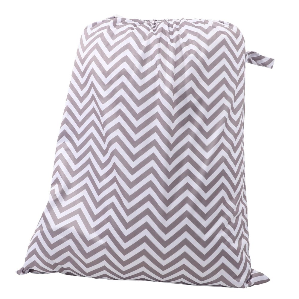 WOONEKY Reusable Diaper Pail Bag with Elastic Edge