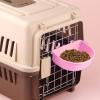 Dog Crate Water Bowl, Removable Feeding Dish Organizer view 2