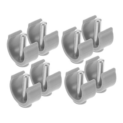 Artibetter 8-Piece C-Shaped Snap-Lock Crutch Accessories, Non-Slip Cane Replacement Parts