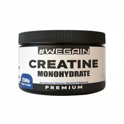 #Wegain Creatine Monohydrate Powder, 250 g, Unflavored, 200 Mesh, Optimal Solubility