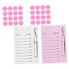 SAFIGLE Lash Extension Board with Acrylic Lash Tray and Flower-Shaped Glue Holder view 1