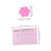 SAFIGLE Lash Extension Board with Acrylic Lash Tray and Flower-Shaped Glue Holder view 2