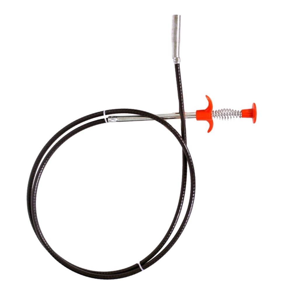 Four-Pronged 60 cm Steel Grabber, Flexible Drain Hook